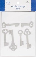 Love Nicole Embossing Die 6 pc Keys STC0274