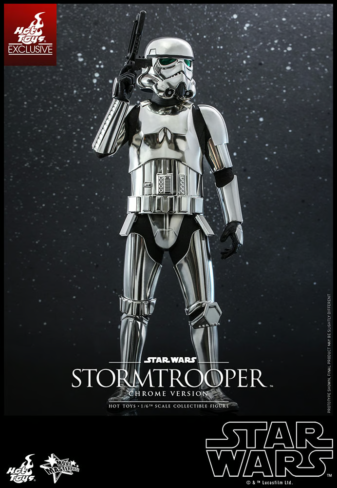 新品未組立　1/6 scale STORMTOOPER STAR WARS 1/6 Star Wars Stormtrooper Chrome Version Exclusive Figure Hot