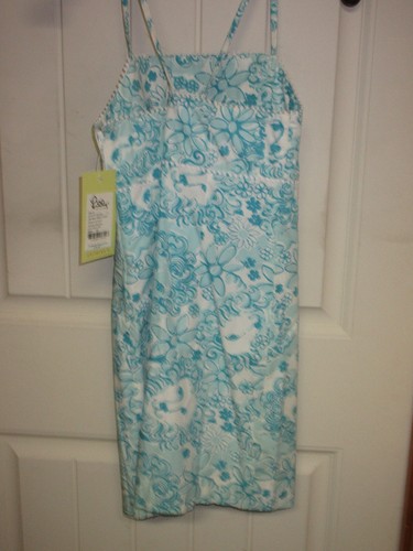 NWT Lilly Pulitzer Dress Size 12 Girls pamela white golden lion (RK) - Picture 5 of 8