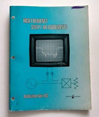 HP Application Note 183 High Frequency Swept Measurements 1978 Oscillators 8620C