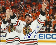 Chicago Blackhawks Patrick Sharp Signed Autographed 8x10 Photo COA A
