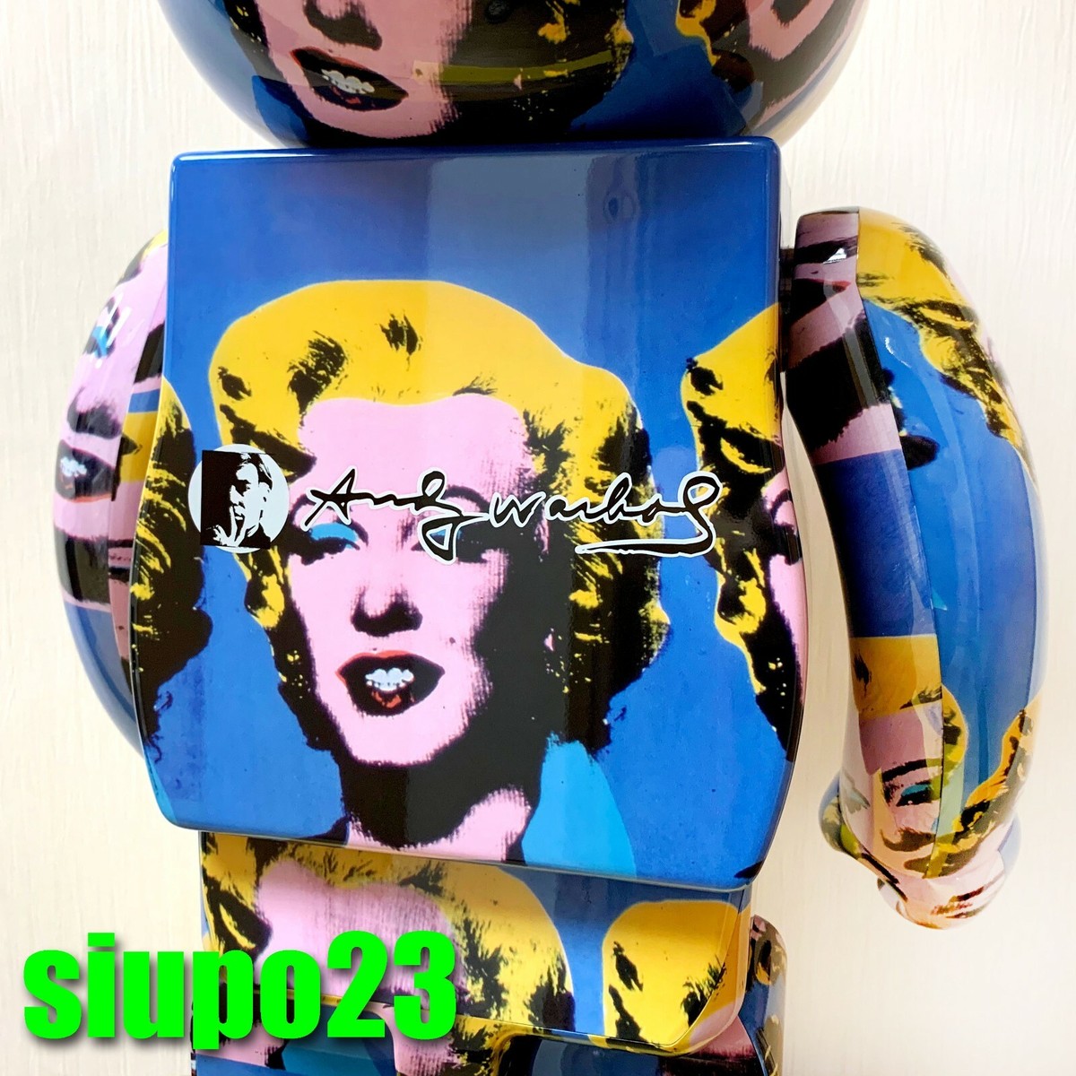 Medicom 1000% Bearbrck ~ Andy Warhol Monroe Ver Be@r Brick