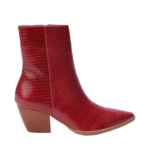 MATISSE Cobra Metallic Leather Heeled Mid Calf Boots Matisse Cobra Leather Upper Heeled Boots Women main image 3