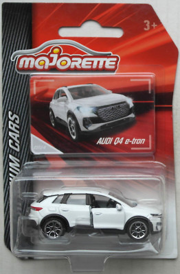 Majorette Premium Cars Audi Q4 e-tron weiß Neu/OVP Elektro-SUV Auto Car white