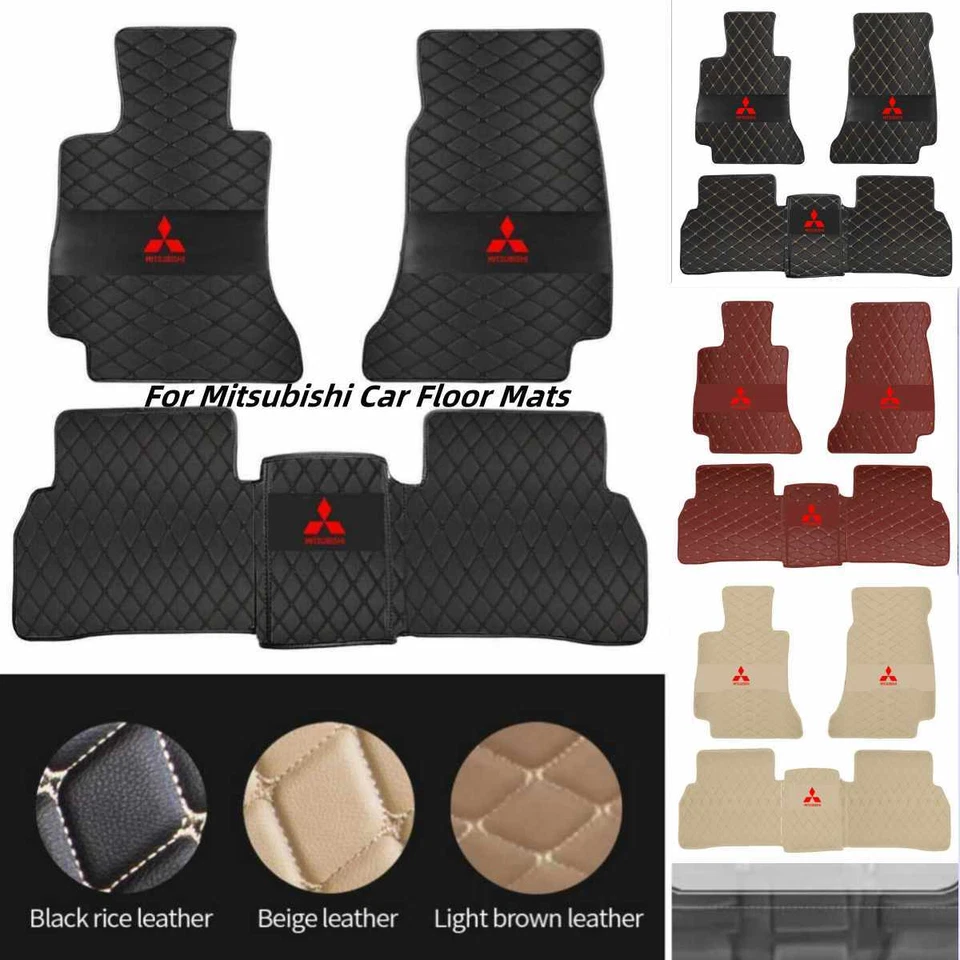 Alfombrillas impermeables personalizadas para todo tipo de clima para coche Mitsubishi alfombrillas para pies Foto 2 de 4