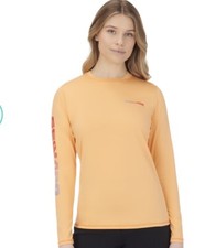 Sea-doo Ladies Long Sleeve Rashguard Cantaloupe Sm Md Lg Xl 288058