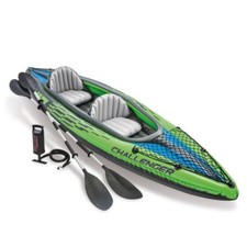 Intex 68306 Canoa gonfiabile Challenger K2 2 persona remi pompa Kayak - Rotex