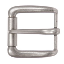 1 1/2" 38 mm Rectangular Single Prong Square Roller Belt Buckle