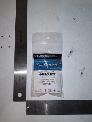 BlackBox FMT347 Snap Fitting Keystone MTRJ - Office White ,,,,EACH Adapter 