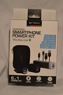 NEW Universal 6 in 1 Power Bank Bundle - by ByTech - NEW with Free Shipping!