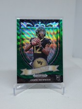 JAMIE NEWMAN RC 2021 Panini Prizm Draft Green Wave #174 Crusade C7A