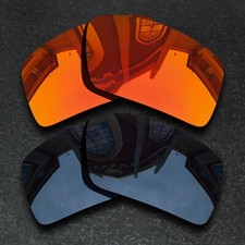 US Orange Black Polarized Replacement Lenses For-Oakley DOUBLE EDGE