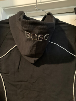 ⭐️BCBG MAXAZRIA BCBG MAXAZRIA Rhinestone Y2K Detailed Hoodie And Pants