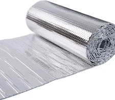 Reflective BUBBLE Foil Insulation RADIANT Barrier 4FT x 25ft FIRE RESISTANT R8