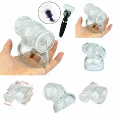 Clear TPE Male Humming Bird Attachment Fit Hitachi Magic Wand Massager Accessory