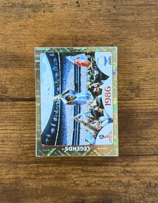 2018 Panini Russia Gold World Cup Argentina Maradona Mexico 86 1986 #676 MINT