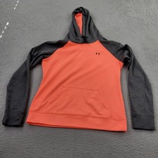 Under Armour Hoodie Womens Medium Semi-Fitted Pockets Pullover Long Sleeve