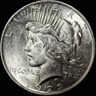 1923 P Peace Silver Dollar Coin $1 BU Uncirculated 90% Silver Philadelphia Mint