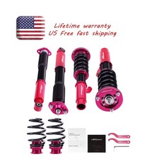 24 Click Damper Adjustable Coilovers Lowering Kit For Bmw 3-series E46 98-06 Rwd 24 Click Damper Adjustable Coilovers Lowering Kit For Bmw 3-series E46 98-06 Rwd
