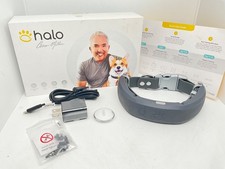 Halo Model One Virtual Fence Dog Collar with Beacon SMALL GRAY, New Open Box