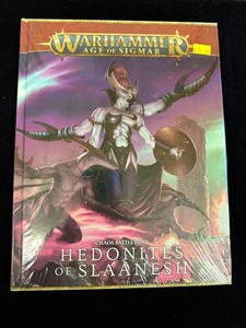 Warhammer AoS Chaos Battletome Hedonites of Slaanesh Lot A Rulebook HC SEALED