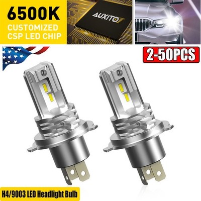 AUXITO 9003 H4 LED Headlight Bulb Hi Low Beam Conversion Kit 6500K White 2-50Pcs