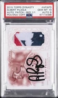 2015 TOPPS DYNASTY AUTO PATCH RED 1/1 #APAP3 ALBERT PUJOLS 1/1 PSA 10 DNA AUTO 9