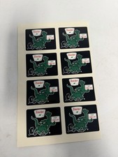 Nos SINCLAIR DINOSAUR Vintage Sticker Sheet G...