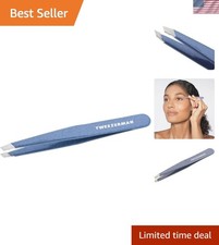 Slant Tweezer   Tweezers for Eyebrows Granite Sky