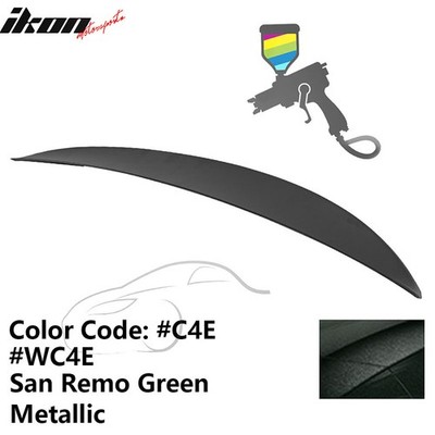 Fits 21-25 BMW G22 4-Series/G82 M4 Trunk Spoiler Performance Style #C4E Green