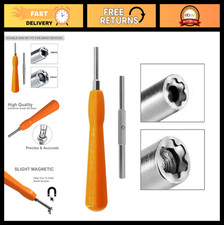 Double-End Gamebit Screwdriver Kit 4.5mm 3.8mm for NES, SNES, N64, Sega More