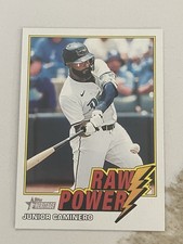 Junior Caminero Tampa Bay Rays 2026 Topps Heritage Raw Power RC #RP-JCA