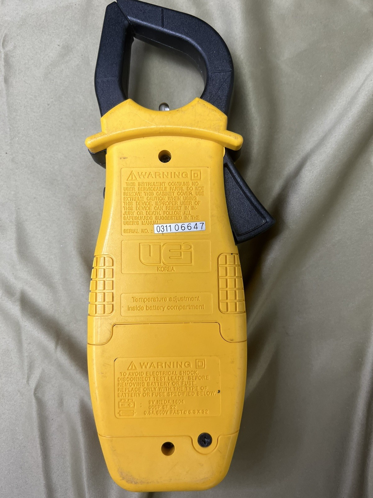 UEI DL259 DIGITAL CLAMP METER