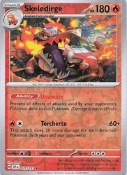 Skeledirge 031/191 Surging Sparks Reverse Holo Rare
