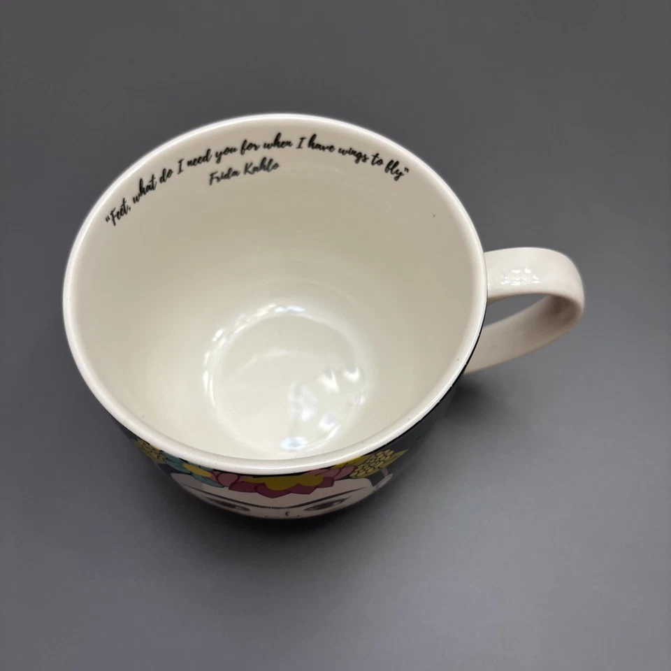 FRIDA KAHLO Kikkerland Mug 16 fl oz Inspirational Quote Collectible Gift - NEW - Image 3 of 4