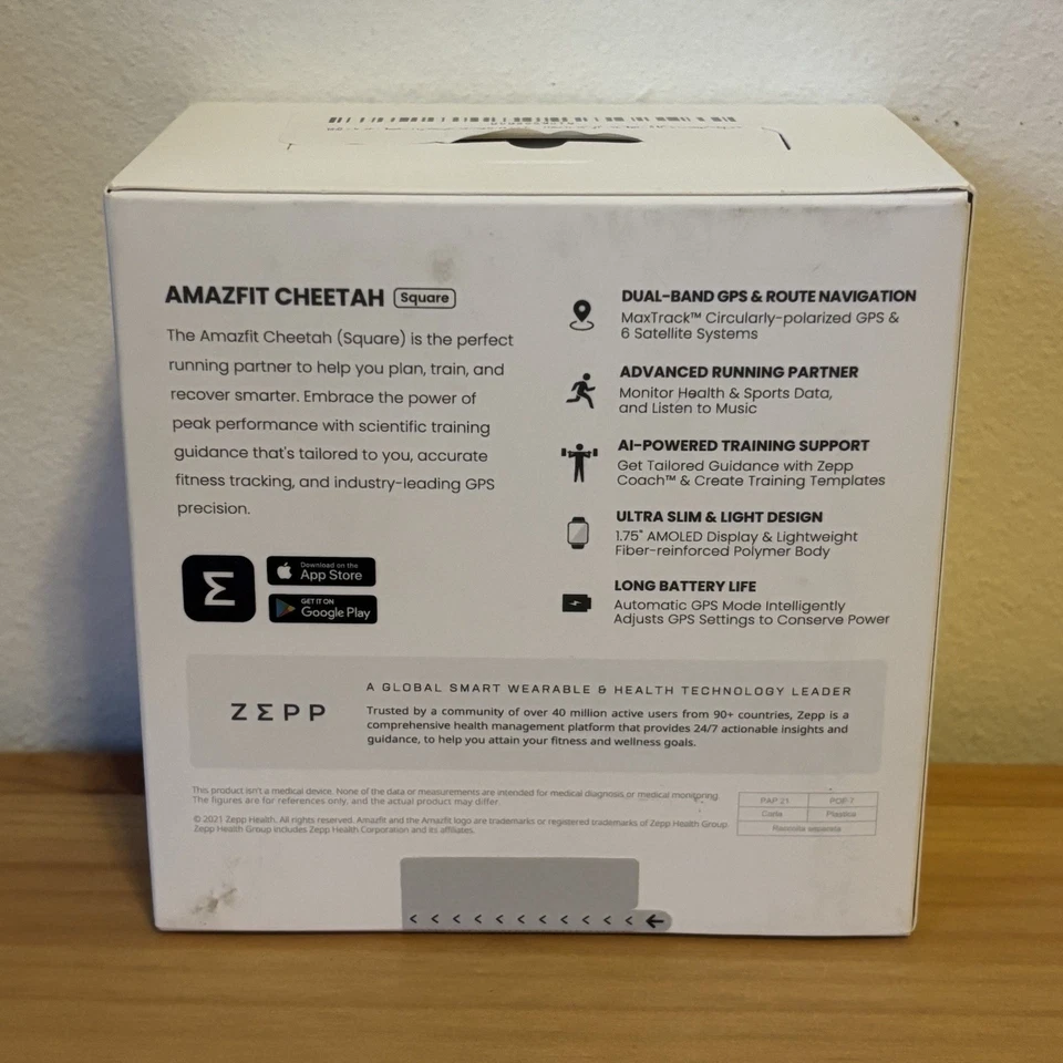 Amazfit Cheetah Lightweight Running Bluetooth iOS Android Smart Watch New Rare - Image 2 of 4