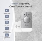 Non-Electric Toilet Bidet Attachment One-Touch Dial Self-Clean Elongated — photo 2
