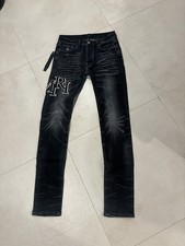 Amiri Logo Embroidered Skinny Jeans Size 32