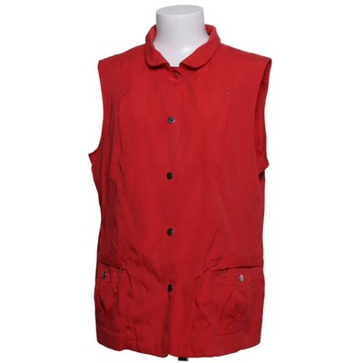 Fabiani, Outdoor Weste, Damen, Größe: 44, Rot, Baumwolle/Polyester #8Wb