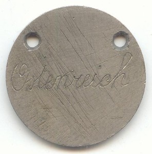 Love Token, Germany, 10 Pf, Name Ostenreich