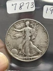 1945 P WALKING LIBERTY HALF DOLLAR - HAS A FEW RIM BUMPS -