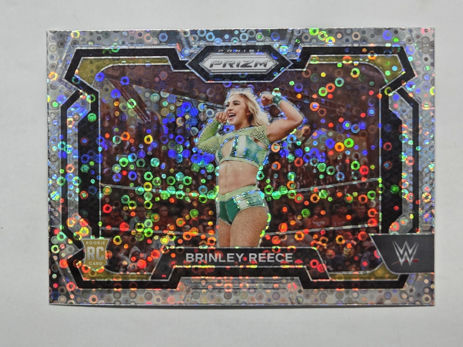 2024 WWE Panini Prizm #36 BRINLEY REECE Disco Prizm RC Rookie NXT