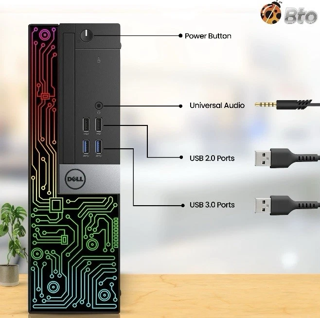 Dell OptiPlex 4670 Desktop PC | Intel 3.4GHz | 236GB SSD | NVIDIA GeForce GT 730 - Image 3 of 4
