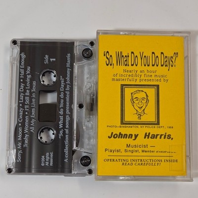 Johnny Harris So, What Do You Do Days? Cassette 1994 Independent