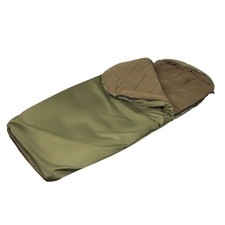 Carp Fishing Sleeping Bag 5 season waterproof fleece lined hood - Carper Tackle