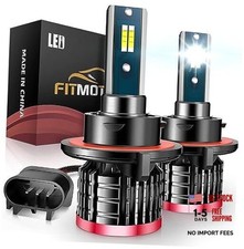 80W H13/9008 Light Bulbs - 16000 Lumens Bright - 6500K Cool White Fog Light