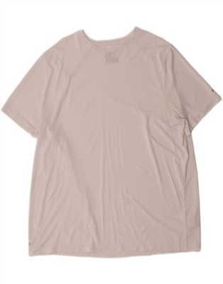 RUSSELL ATHLETIC Herren Dri-Power T-Shirt Oberteil Größe 50/52 2XL Off White CO04