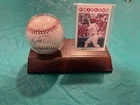 Philadelphia Phillies Ryan Howard Autographed Baseball with holder and 2008 card