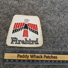 Vintage Firebird Patch Car Auto Pontiac 80s Stained Z2