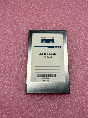 Cisco 64MB PCMCIA Type-1 ATA Flash PC Memory Card 16-2733